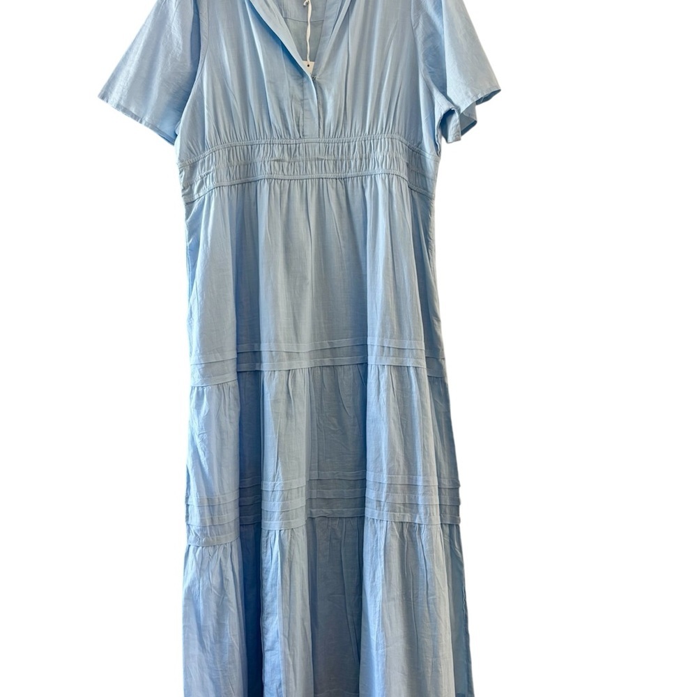 Citrus Called to Surf Shae Maxi Dress Light Blue Coastal Feminine Boho XXXL - Picture 2 of 10